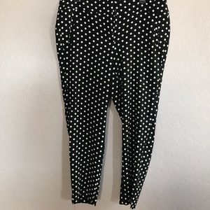Dressy Black & White Pants, Size 16